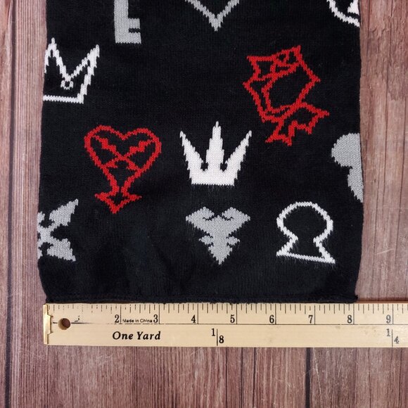 NWT Disney Kingdom Hearts Scarf Interactive Studios Squarc Cnix - Picture 11 of 11